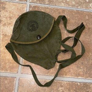 VTG Green Canvas Crossbody Bag BOY SCOUTS OF AMERICA BSA NEW YORK